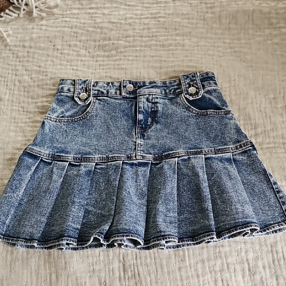 Wild Fable Blue Denim Mini Skirt
